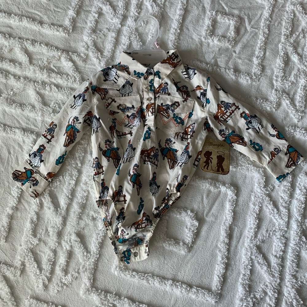 Baby Girls Wrangler Onesie - 24 month